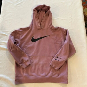 Nike Sportswear Chest Swoosh Oversized Hoodie Double Swoosh Cuff XS EUC‎